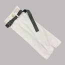 Solid White Harajuku Girl Leg Warmers Y2k Lady Plastic Buckle Knee Sweet Leg Warmer Student Korean Fashion Draw String Long Sock