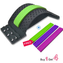 Camilla masajeadora de espalda, soporte para columna vertebral, alivio del dolor, quiropráctica, alivio Lumbar, camilla de espalda, equipo de masaje de Fitness