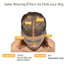 Pixie Cut Perücke Echthaar Perücken Kurze lockige Perücken Bob Perücke Lace Front Echthaar Perücken 13x4 Lace Frontal Perücke 250% Dichte Remy