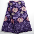 Schweizer Voile-Baumwollspitzenstoff African 2021 Stickerei Afrikanische Baumwoll-Voile-Spitze im Dubai-Stil für jede Hochzeitsfeier 2491A