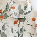 2022 Frühling und Herbst neue Damen-Pyjamas aus 100% Baumwolle mit langen Ärmeln zu Hause bequem plus Größe Sommer dünne Nachtwäsche Frauen