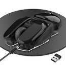 T37 Kabellose Maus USB1600dpi Wiederaufladbare Büro-USB-Maus 2.4G optische Maus, ergonomische Maus für Laptop-Desktop-Schlaf