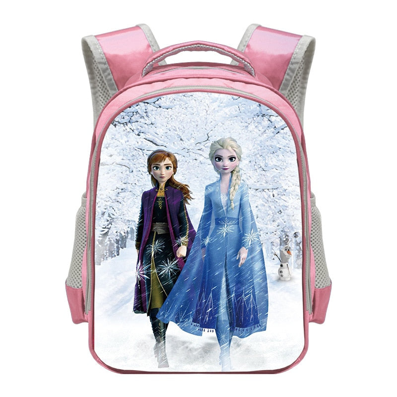 ¡Novedad de 2020! Mochila escolar de Frozen Elsa para niñas de alta calidad, mochilas escolares de princesas de Disney para niños, mochilas escolares para niñas y bebés