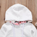 US-Lager 0-24M neue Art und Weise reizendes Frühlings-neugeborenes Baby-Sport-Ausstattungs-Kleidungs-Sweatshirt Hoodies + Pants Set AU