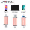Wansenda OTG 3 in 1 USB-Sticks USB3.0 &amp; Type-C &amp; Micro USB 512GB 256GB 128GB 64GB 32GB 16GB Pendrives Pen Drive Cle USB