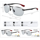 LIOUMO Marke Randlose Photochrome Sonnenbrille Herren Polarisierte Chamäleon Brille Damen Fahrbrille Sonnenbrille zonnebril heren