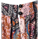 Paisley Mix Print Kleider Damen Sommer O-Neck Tank Ärmellos Rücken Aushöhlen Elastische Taille Strand Stil Figurbetontes Minikleid