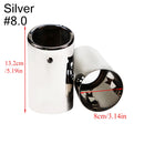 2 teile/satz verchromt edelstahl auto auspuff spitze rohre abdeckungen für audi a1 a3 a4 tt 2009–2015/vw volkswagen passat