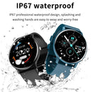 LIGE 2022 Neue Smart Watch Männer Voller Touchscreen Sport Fitness Uhr IP67 Wasserdicht Bluetooth Für Android ios Smartwatch Männer + Box