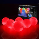 Crestgolf Flashing Golf Ball Night Glow Flash Light Glow LED Golfball-Sechs Farben zur Auswahl