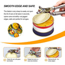 Dosenöffner Küchenzubehör Gadget-Sets Flaschenöffner Edelstahl Ergonomisch Manuelle Küchenwerkzeuge Gratis 2 Klingen