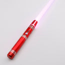 TXQSABER Heavy Dueling Lightsaber Metal Hilt 1 inch Blade 12 Color 10 Fonts Bright Loud Changing  with Blaster FOC Laser Sword