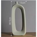 1 STÜCK Gebürstete Keramik Vase Vintage Nordischen Stil Dekoration Vase Tischdekoration Ornamente Getrocknete Blumenvase Blumenvasen für zu Hause