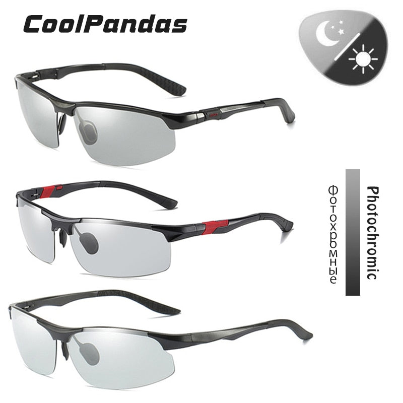 3 uds venta combinada CoolPandas marca gafas de sol polarizadas para hombre gafas de conducción fotocromáticas mujeres UV400 gafas de sol