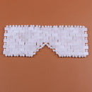 Máscara de cuarzo rosa para ojos, masajeador, máscara de ojos de Jade Natural, máscara de piedra para dormir, masajeador facial, máscara de ojos para dormir, para relajar los ojos, herramienta para el cuidado de los ojos