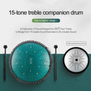 NEU Steel Tongue Drum 13 Zoll 15 Ton Drum Handheld Tank Drum Percussion Instrument Yoga Meditation Anfänger Musikliebhaber Geschenk