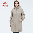 Neuer Ankunfts-Trenchcoat Astrid-Frühlings für Frauenoberbekleidungsqualität Oversize-lange Artfrühlings-Mantelfrauen AS-9373
