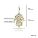 Topgrillz 925 Sterling Silber neue Hand Anhänger hohe Qualität Iced Out Zirkonia Hip Hop Mode zarter Schmuck für Geschenk