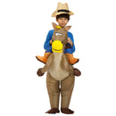 40 bis 59 Zoll großes Kindergeschenktier-Halloween-Kostüm für Kinder, aufblasbares Cowboy-Fahrpferd, Kindertag, Purim-Partykleid