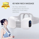 4D Smart Electric Nacken Schulter Taille Ganzkörpermassagegerät Heizung kabellos und tragbar