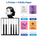 Phomemo Mini-Drucker M02 Thermo-Aufkleber-Etikettenmaschine Handheld Wireless Pocket Photo Print für Android IOS Phone Printing