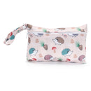 Wasserdichte wiederverwendbare Wickeltasche für Mama Menstruationseinlagen Kinder Windeln Aufbewahrung bedruckte Wetbag Mutterschaft Kinderwagen Wet Bag waschbar