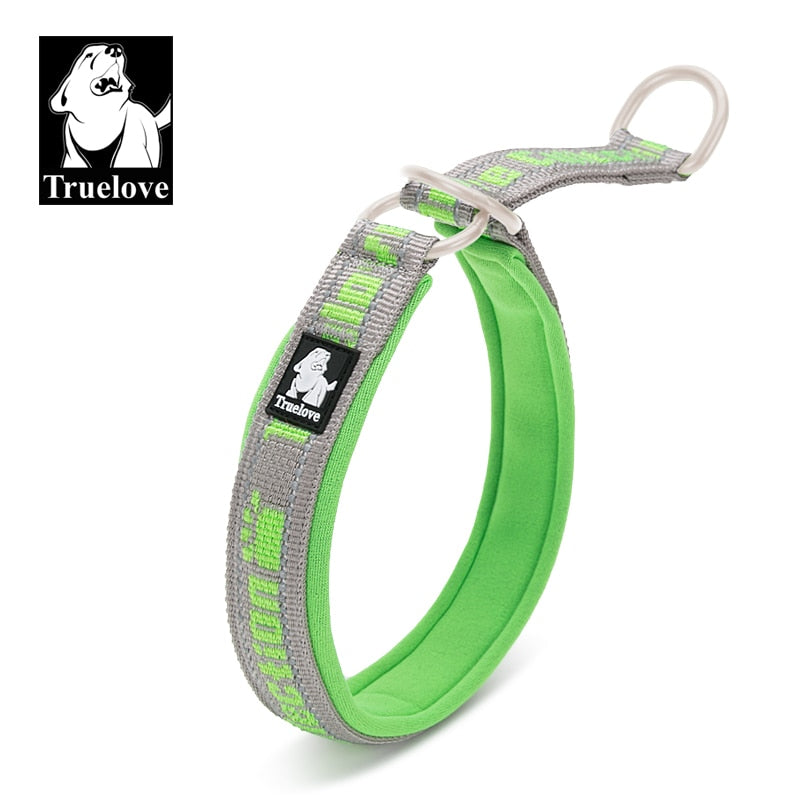 Truelove Soft Slip Dog Collar Reflective Adjustable P Chain Training Choke Collars Dog Training for Small Medium Large Dogs