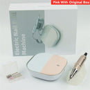 Neue 35000 U / min elektrische Nagelbohrmaschine elektrische Nagelfeile LED-Anzeige Nagelwerkzeuge Maniküremaschine Nagelbohrer Polierer