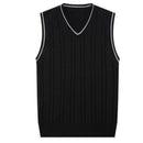 2020 Sweater Men Fashion Sleeveless Knitted Vest Male V-Neck Pullover Male Jacket Slim Solid Casual Mens Woolen Sweaters Vest