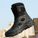 High Top Taktische Stiefel Herrenschuhe Wasserdichte Wanderschuhe Outdoor Jagdstiefel Bergschuhe Mann Wüstenkampf Militärstiefel