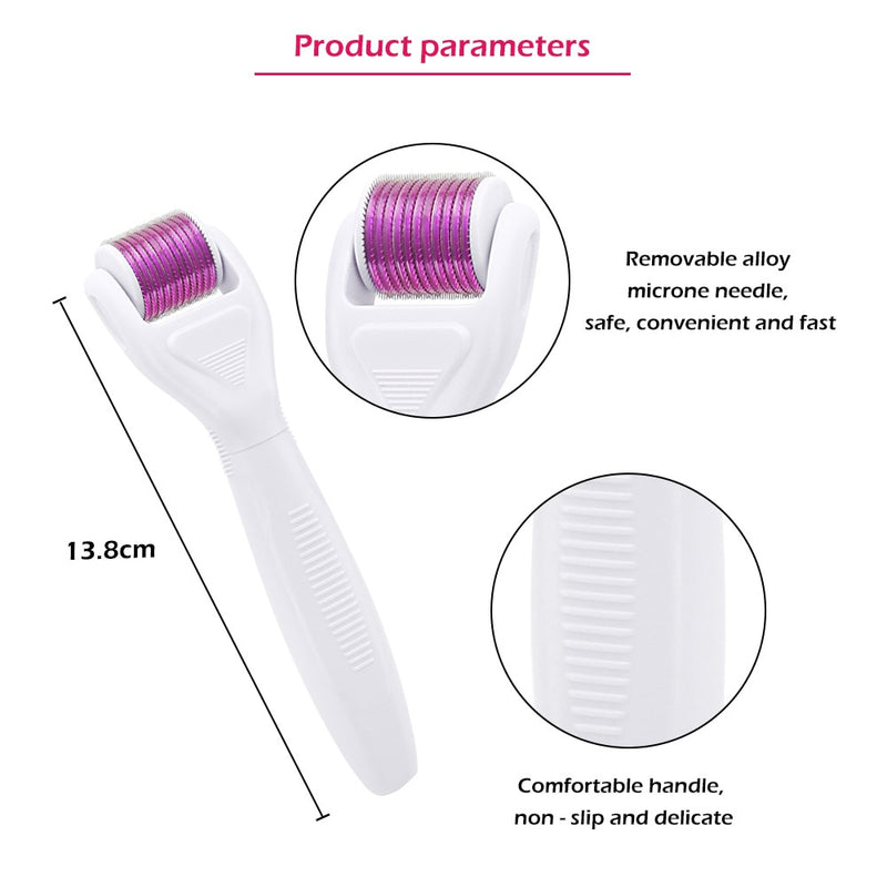 4/5/6 in 1 Microneedle Roller Kit für die Hautpflege zu Hause, kosmetisches, nicht-invasives Mikronadelwerkzeug für das Haarwachstum im Gesicht, Bart, Heimgebrauch