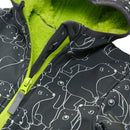 HONEYKING Softshell-Overalls für Kinder plus Samt-Strampler Winddichter Regenfester Overall Wasserdichter Overall Warmer Kinder-Overall