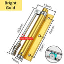 KAK Verstellbarer Türschließer aus Aluminiumlegierung, automatischer Türfederschließer, Soft-Close, feuerfeste Tür, robuste Türbeschläge