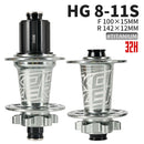 Koozer XM490 Naben 4 Lager MTB Mountainbike Nabe vorne hinten QR oder Thru 28/32/36 Löcher Scheibenbremse Fahrradnabe 8 9 10 11 12Speed