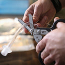 Multifunktions-Notfall-Multitool-Schere mit Gurtschneider und Glasbrecher Schwarz mit Gurtschneider Sicherheitshammer Dropship