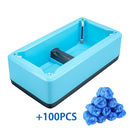 Automatischer Einweg-Überschuhspender für wasserdichte Überschuhe, tragbare, freihändige Maschine für Zuhause, Büro, Supermarkt, Fabrik