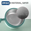 JMSC Food Warm Injection Heißwasserisolierung Kindergeschirr Edelstahl Geschirr Baby Sucker Futternapf Teller Nette Gadgets