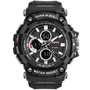 SMAEL 1802 Sport Herrenuhren Top-Marke Luxus Military Quarzuhr Herren Wasserdicht Shock Male Digitaluhr Relogio Masculino