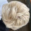 Tinashe Beauty Gummiband mit unordentlichem Haarknoten Scrunchy Chignon mit Gummiband Messi Haarteile Donut für Frauen Kinder