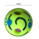 15 cm Wobble Wag Giggle Ball Interaktives Hundespielzeug Haustier Welpen Kauspielzeug Lustige Geräusche Hundespielball Training Sport Haustierspielzeug