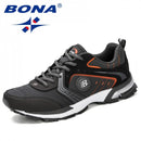 BONA, zapatillas para correr para hombre, zapatillas transpirables ligeras a la moda para exteriores, zapatillas deportivas con cordones para hombre, zapatillas para caminar y trotar, cómodas para hombre