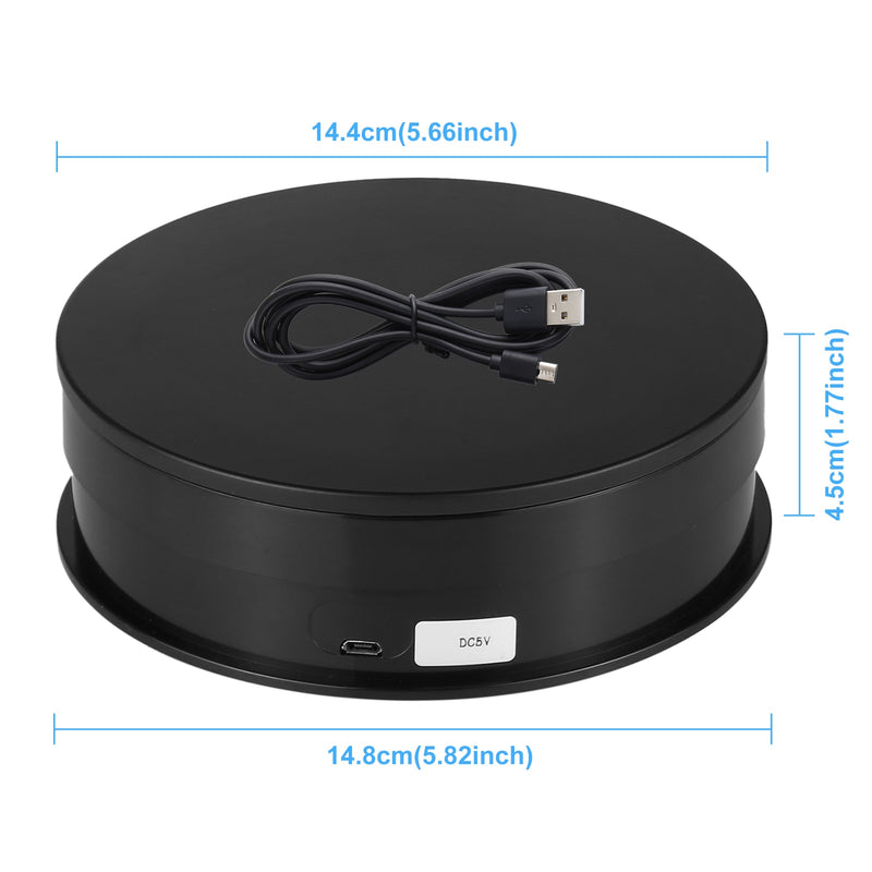 PULUZ USB Electric 360 Degree Rotating Turntable Display Stand For Photography Video Vlog Shooting Props Turntable 15 30cm