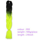 Black Star Hair Ombre Jumbo Braiding Hair Extensions 24 Inch Twist Braids Synthetic Hair Fiber for Twist Braiding for Women