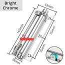 KAK Verstellbarer Türschließer aus Aluminiumlegierung, automatischer Türfederschließer, Soft-Close, feuerfeste Tür, robuste Türbeschläge