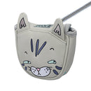 Golf Putter headcover Magnetic Closure for center-shaft Club cove Cartoon cat free shipping