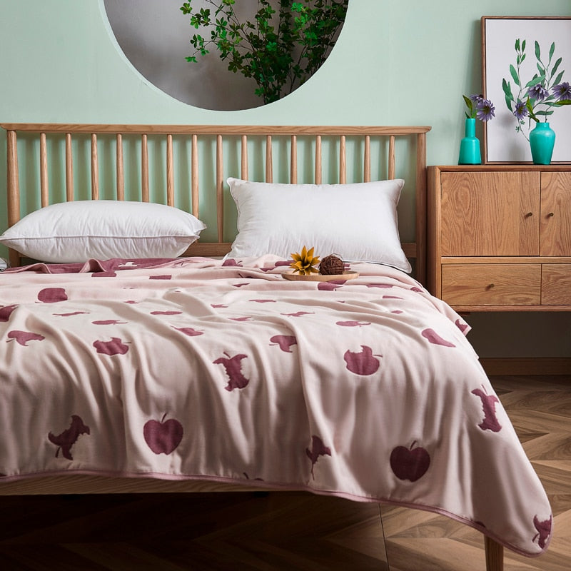 New 6 Layer 100% Cotton Gauze Baby Blankets Baby Muslin Swaddle for Newborn Soft Breathable Small Quilt Knee Blanket Bath Towel