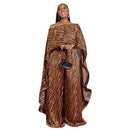 2-teiliges Set Frauen Afrika Kleidung African Dashiki Neue Mode Zweiteiler Lange Tops + Breite Hosen Party Große Größe Für Dame