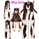 Genshin Impact Hutao Cosplay Uniform Perücke Cosplay Anime Spiel Hu Tao im chinesischen Stil Halloween-Kostüme für Frauen