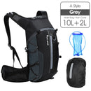 WEST BIKING Fahrradtaschen Tragbarer wasserdichter Rucksack 10L Radfahren Wassersack Outdoor Sport Klettern Wandern Beutel Trinkrucksack