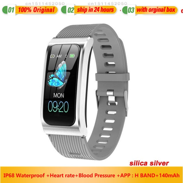 Greentiger AK12 Smart Armband Männer Frauen IP68 Wasserdicht Blutdruck Menstruationszyklus Monitor Fitness Tracker Smart Band